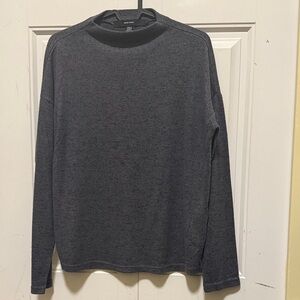 Vero Moda Charcoal Mock Neck Sweater